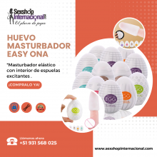 EASY ONA MASTURBADOR CON INTERIOR ESPUELAS SEXSHOP PTE PIEDRA